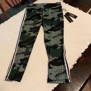 Sport lycra with camouflage print